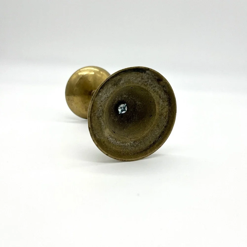 Vintage Brass Candlestick Holder Small Tabletop‎ Candle Holder Home Decor